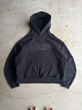 Grunge Six Week Residency Black Hooded Sweatshirt